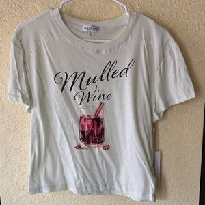 Wildfox Off-white Mulled Wine Tee